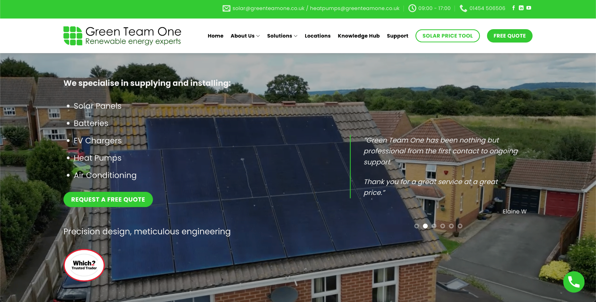 Renewable energy website — paid ad campaigns by Agass Marketing Solutions