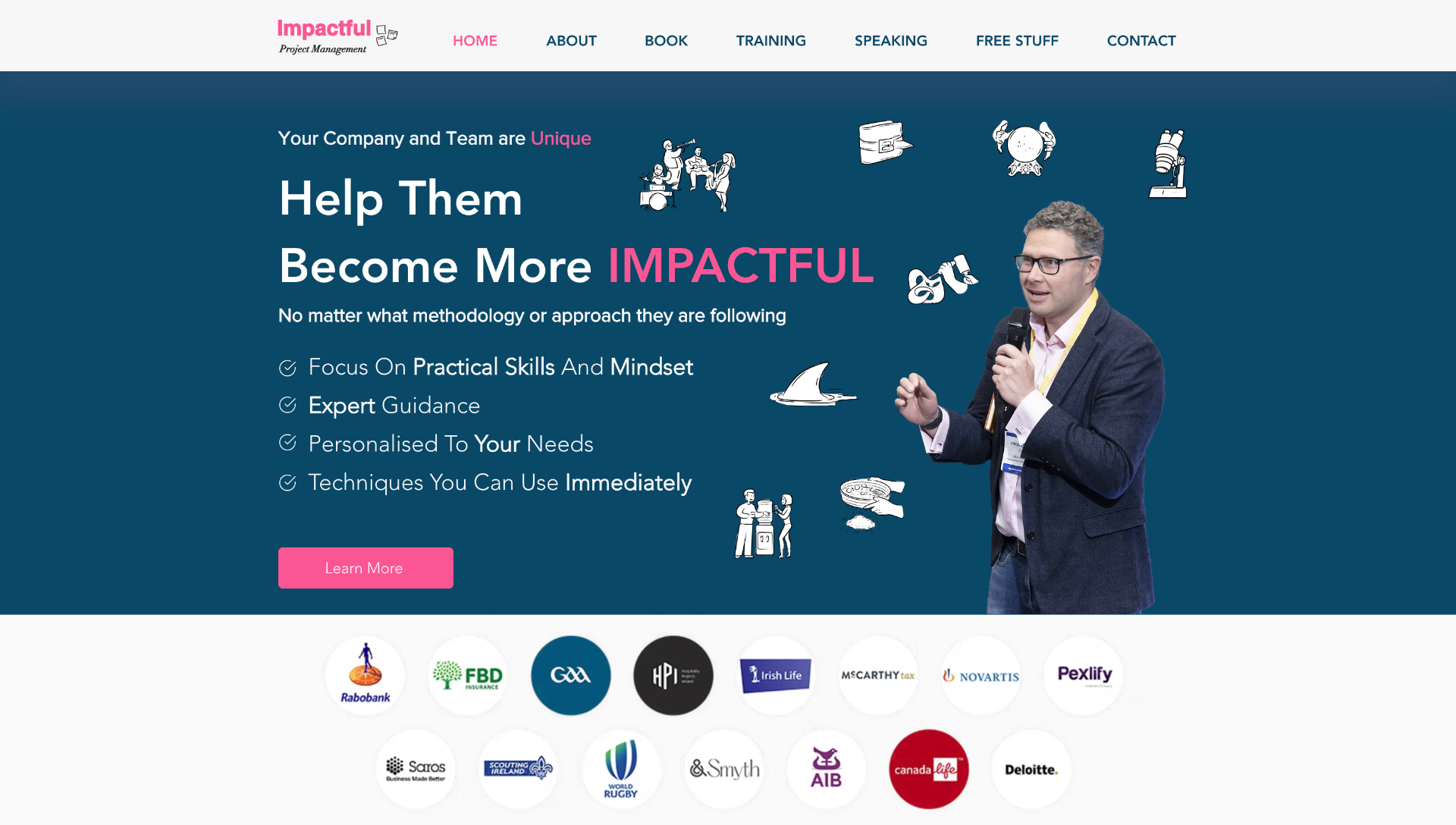 Website built for Impactful Project Management